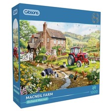 Gibsons Games Macneil Farm 1000 Piece Jigsaw Puzzle Toys G6440