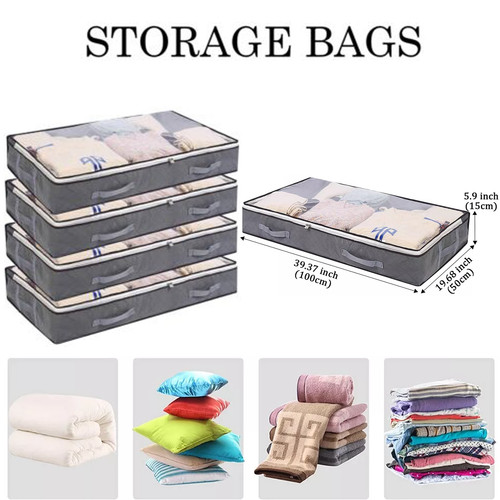 5pcs large underbed - large, storage