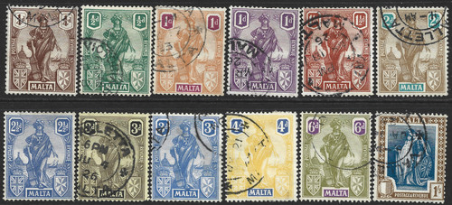Malta 1922 kgv - part, set