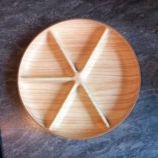 Vintage Caleppio Melamine Tray. Retro Italian 1970s Wood effect.