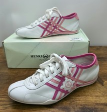 Henri Lloyd Womens Deck Trainers Shoes Chrissie White Pink Size UK 6 Boxed VGC 