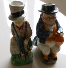 Damaged Wood & Sons Toby Jugs -Charles Dickens Collection -Pickwick Copperfield
