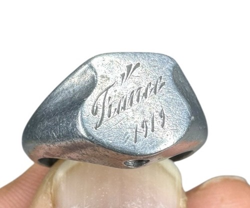 Antique stanhope ring engraved - antique,