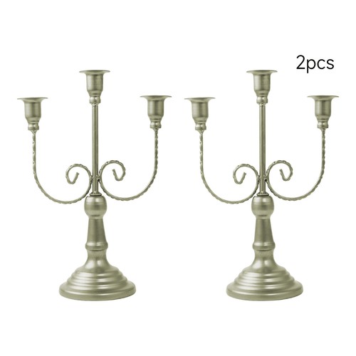 Pair arm candelabra - candelabra, candle