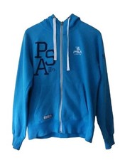 PSA World Tour Squash M  Official Merchandise Salming Blue Hoodie Sweatshirt
