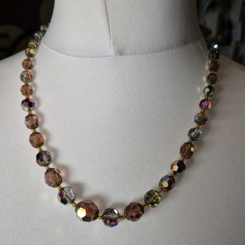 1950s brown faceted cut - brown,