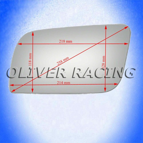 Mirror exterior mirror glass