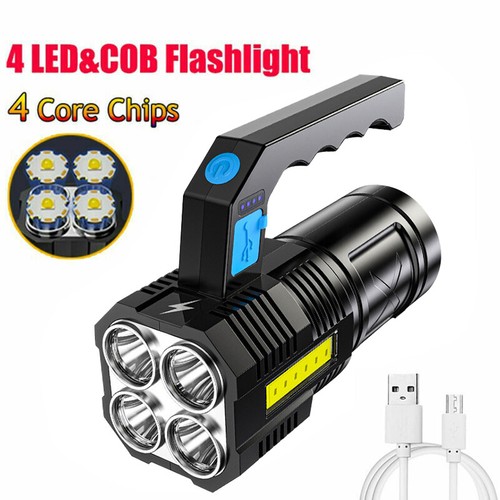 Powerful led torch with usb - led,