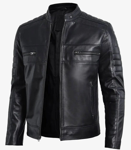 Men simple black genuine - simple,