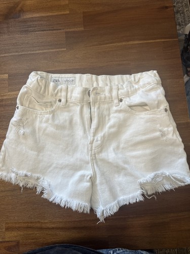Zara girls white distressed - zara,