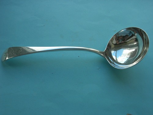 Antique silver ladle - silver,