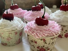 Faux cupcakes. Hand crafted