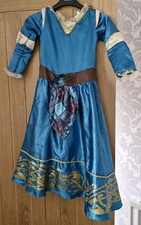 Disney Brave Merida Fancy Dress Costume Dress Age 6 Disneyland Paris 