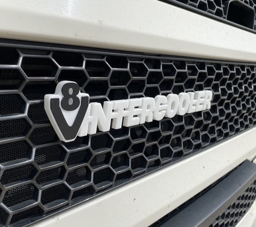 Scania intercooler logo - scania, v8