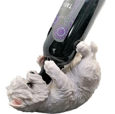 West Highland Terrier Dog Wine Bottle Holder Westie Ornament Birthday Gift Ideas