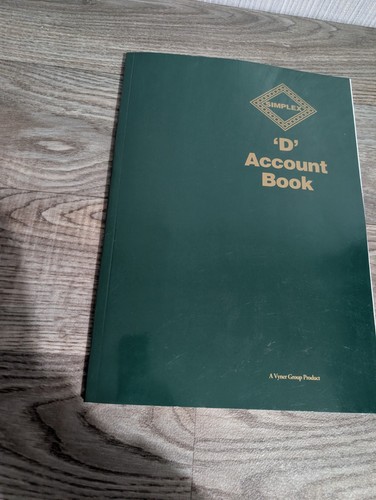 Simplex account book - ‘d’,