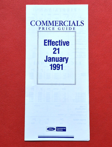 1991 ford commercials price - ford,