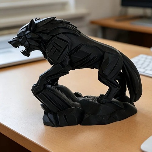 Wolf warrior figurine - figurine, 3d