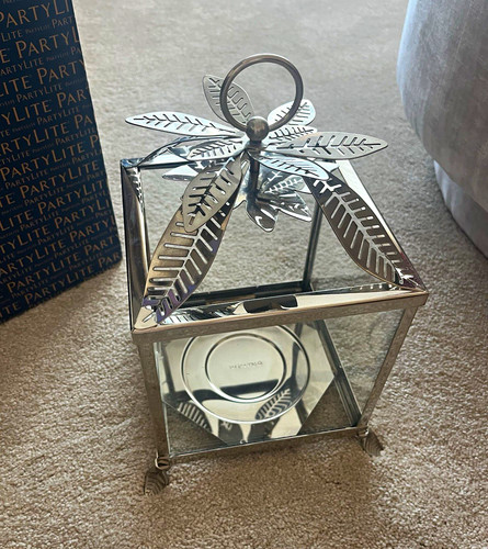 Partylite silver leaf - partylite, square