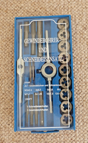 Tap and die set - tap,