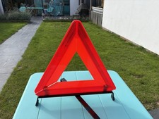 1 X Large Warning Car Triangle Reflective Road Emergency Breakdown Safety Hazard
