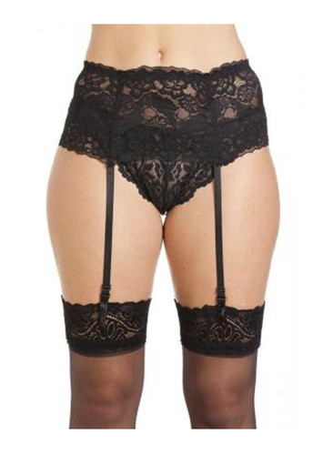 Lace suspender garter belts - lace,