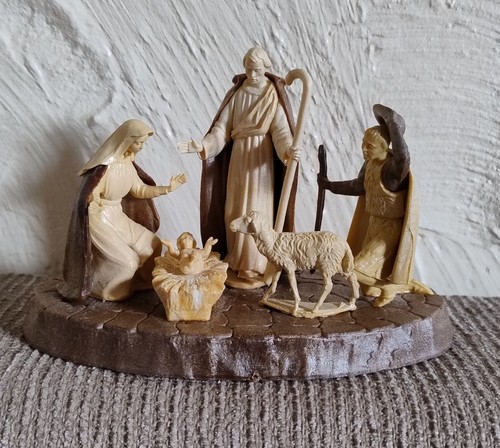 Vintage nativity scene - nativity,