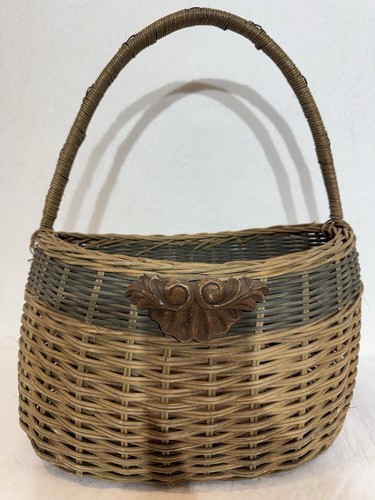 Vintage wicker shopping - vintage, basket