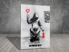 Banksy LOVE OR MONEY  Graffiti