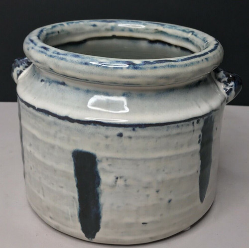 Flower pot zebra ceramic - pot,