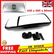 Tractor Truck Digger Double Universal Mirror Wing Split Fixing Zoom Dual HGV NEW