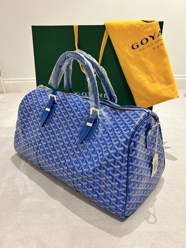 Goyard sky blue boston 50 - goyard,