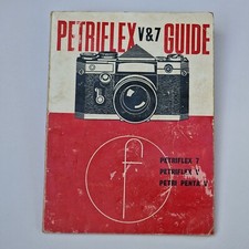 Petriflex V & 7 Camera Original Focal Press Guide Book 1st Edition 1964, English