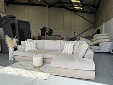 Beige mink next corner sofa - next,