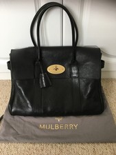 Mulberry Genuine Black Leather