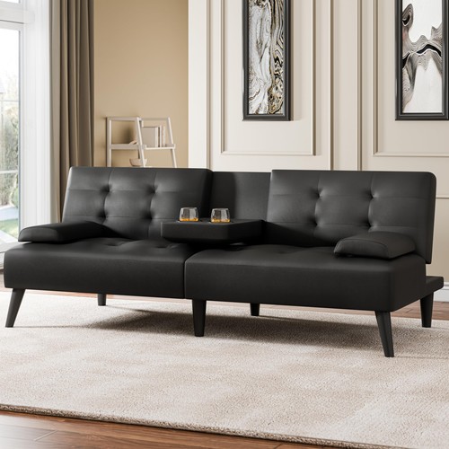 Futon sofa bed loveseat w - bed,