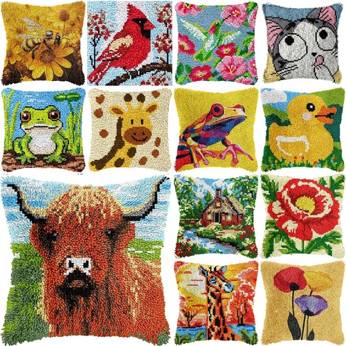 Latch hook kits pillowcase - latch,