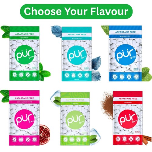 Pur 100 xylitol chewing - pur,