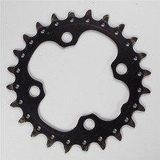 SHIMANO SG-X SLX 24T 24-AM - 10 SPEED - DRILLED STEEL 64BCD INNER CHAIN RING MTB