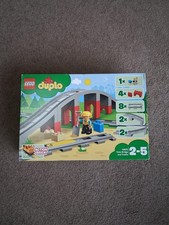 LEGO Duplo 10872 Train Bridge & Track Boxed & VGC Extension to 10874 & 10875