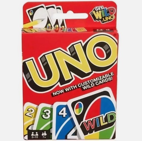 Mattel wild uno card game - card,