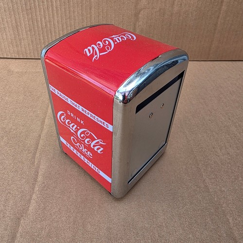 Coca cola retro metal napkin - retro,