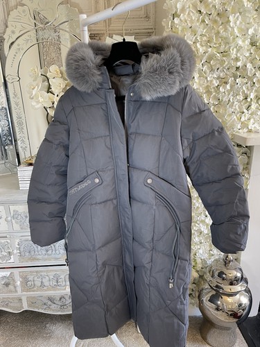 Puffa quilted coat grey - quilted, m