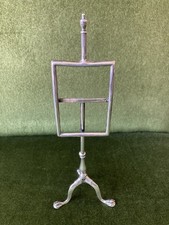 Rare Edwardian Solid Silver Photo Frame Modelled as a Chippendale Fire Screen