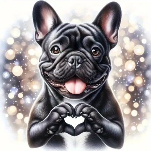 Pug dog sending - sending, decal