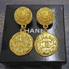 CHANEL Gold Plated CC Logos