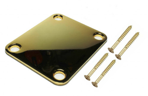 Neck plate gold - standard, vis