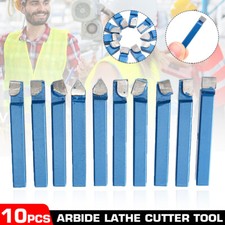 10PC 1/4" Carbide Tip Tipped