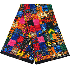 African Fabric Patchwork Print