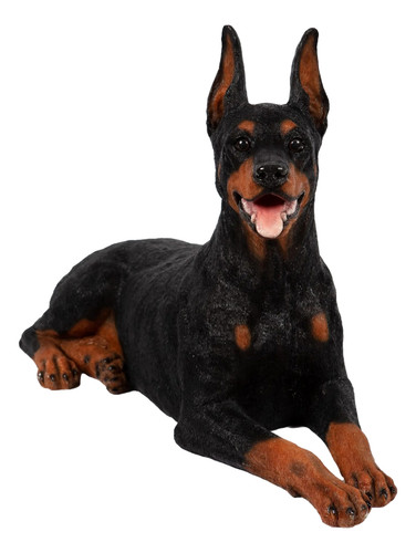 Doberman ornament laying - doberman,